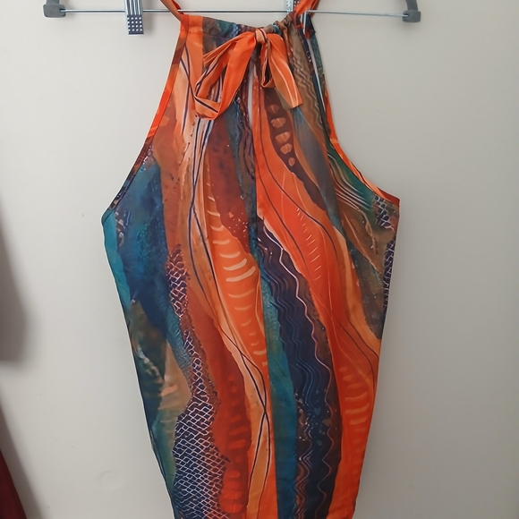 Colorful Abstract Women's Shirt - Picture 3 of 3